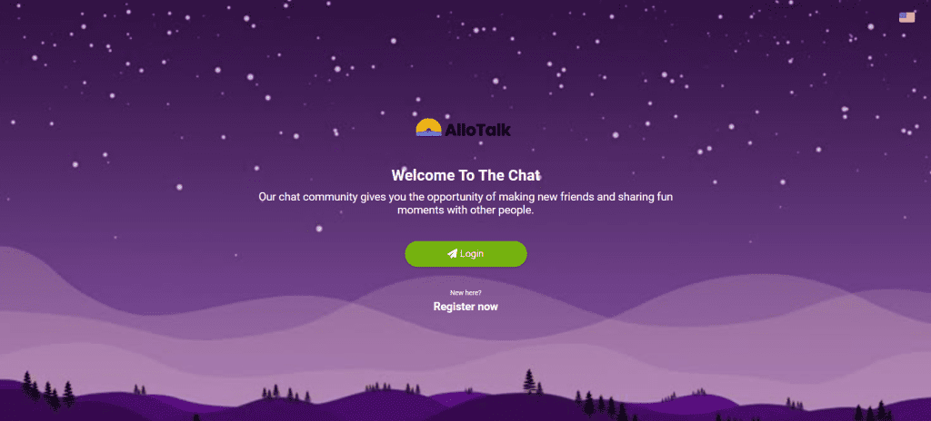 allotalk image showing online chat platform with live video chat and anonymous face to face interactions with strangers